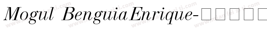 Mogul BenguiaEnrique字体转换